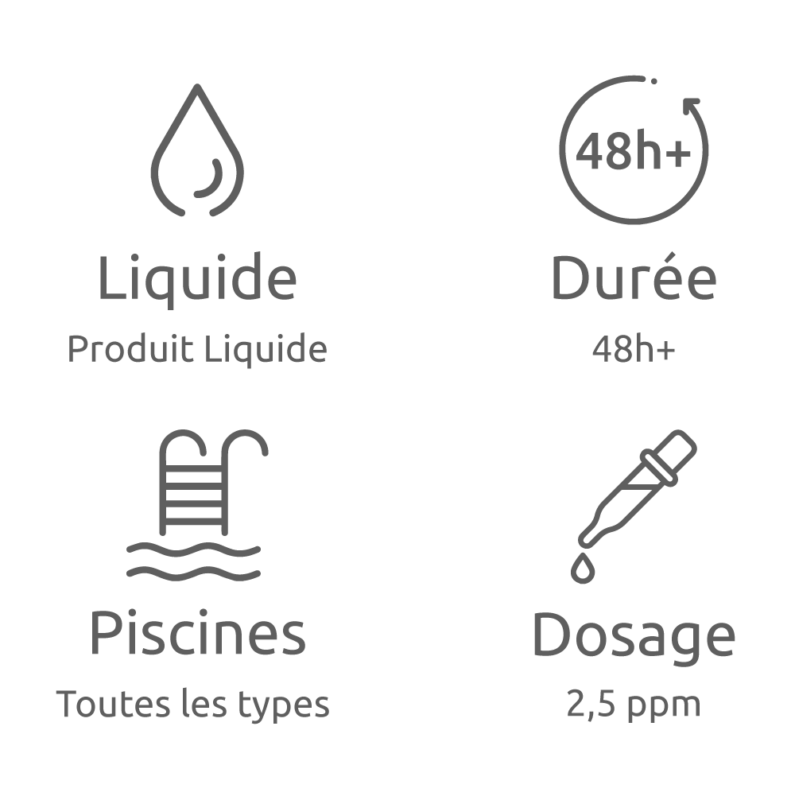 Chlore liquide piscine (48°) 5L