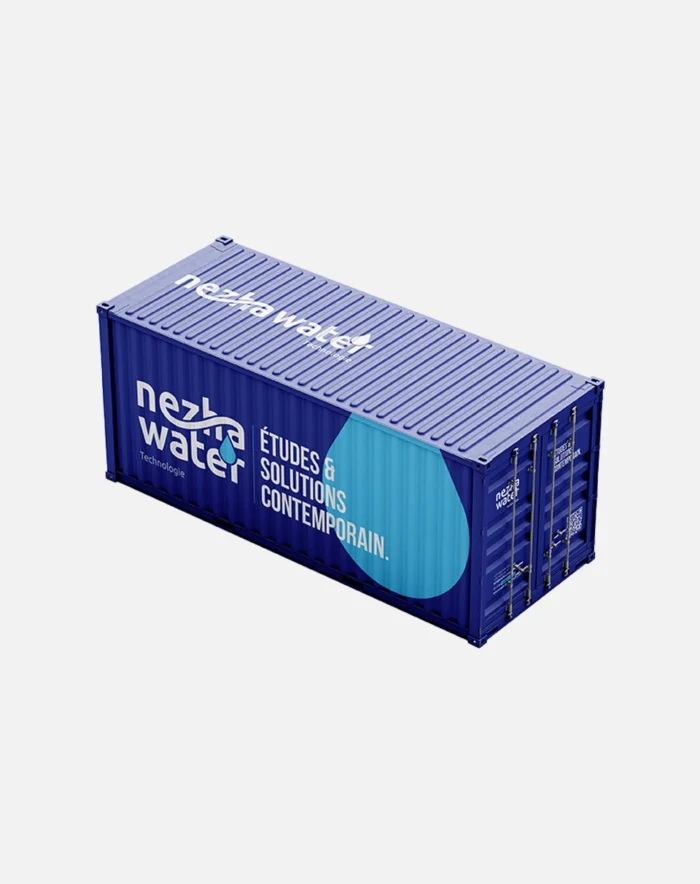 Système d’osmose inverse conteneurisé - Mobile nezha water technologie marrakech maroc 1