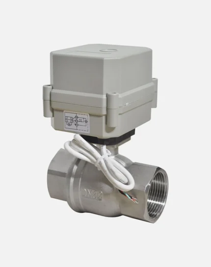 Vanne Motorisée 24V à bille 1/4" au 2" pouce en acier inoxydable 304, homologuée NSF61