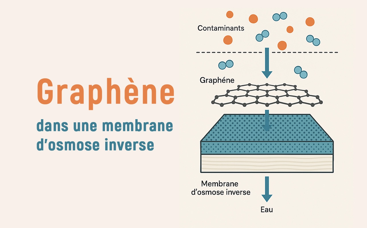 Graphène pour le dessalement d'eau de mer