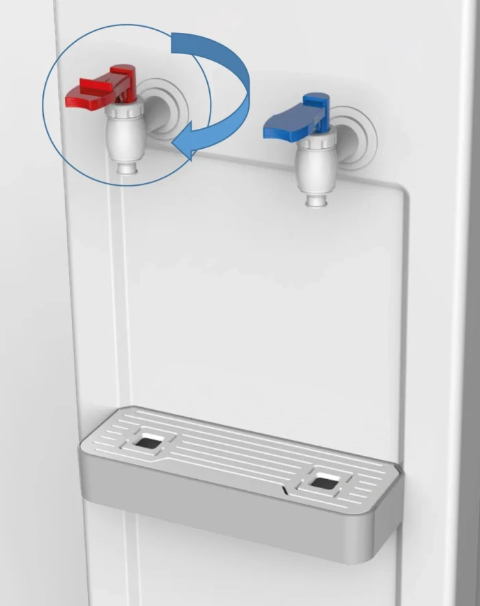 Fontaine à eau Midea YL1932S – Design moderne, eau chaude et froide