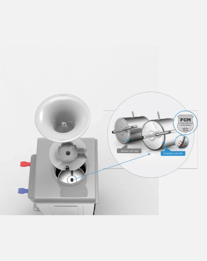 Fontaine à eau Midea YL1932S – Design moderne, eau chaude et froide